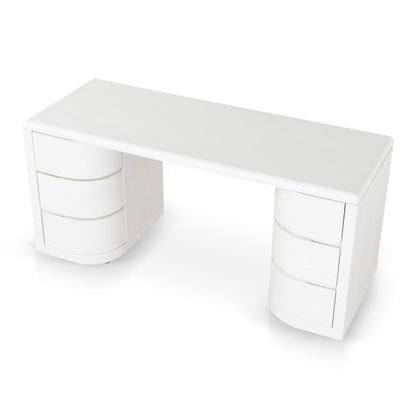 Aiza 1.6m Office Desk - White