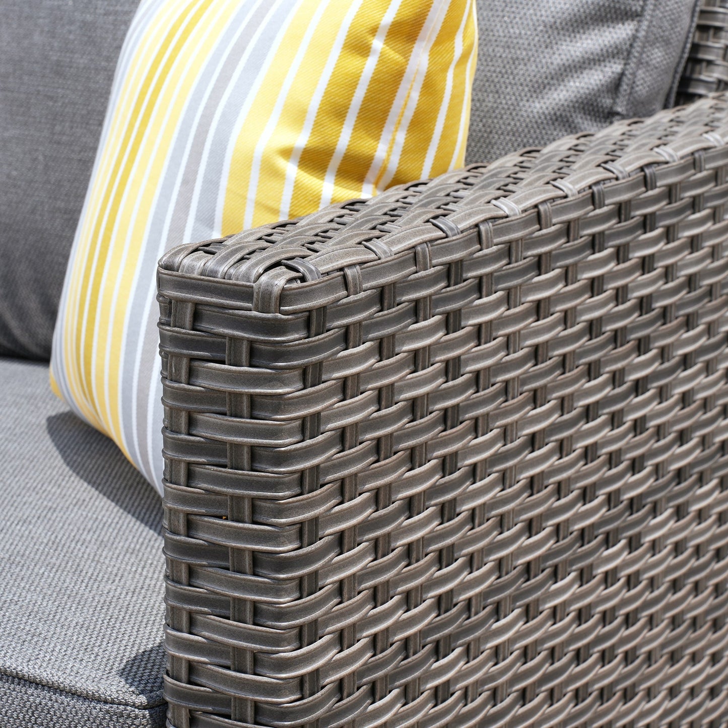 OVIOS 5-piece Patio Furniture Wicker Outdoor High-back Seating Set