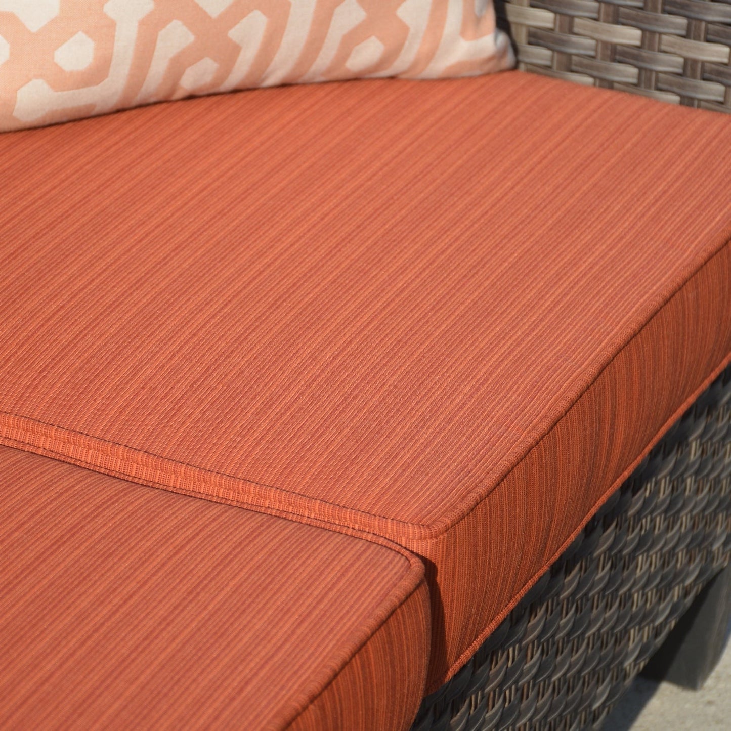 OVIOS 5-piece Patio Furniture Wicker Outdoor High-back Seating Set