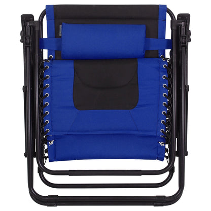 Oversize XL Padded Zero Gravity Lounge Chair Wider Armrest Adjustable Recliner with Cup Holder - N/A