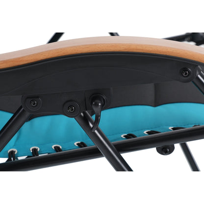 Oversize XL Padded Zero Gravity Lounge Chair Wider Armrest Adjustable Recliner with Cup Holder - N/A