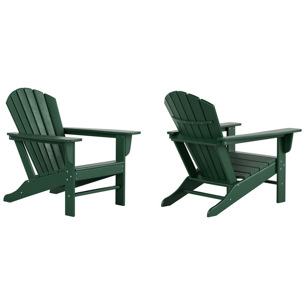 Polytrends Altura Outdoor Eco-Friendly All Weather Poly Patio Adirondack Chair (Set of 2)