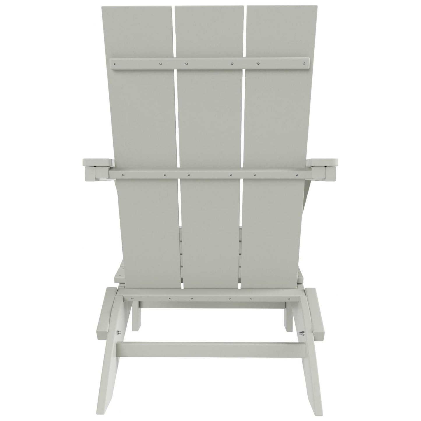 Polytrends Shoreside Modern Eco-Friendly All Weather Commercial-Residential Folding Adirondack Chair