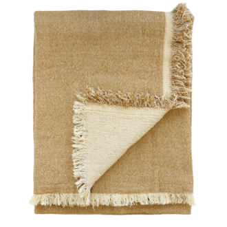Baya Papyrus Throw - Mustard