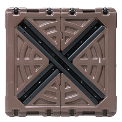 Pellebant 220 lbs Patio Cantilever Umbrella Base with Wheels - N/A