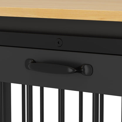 Pet Residence with Iron Tube Reinforcement Stylish & Sturdy Dog Crate