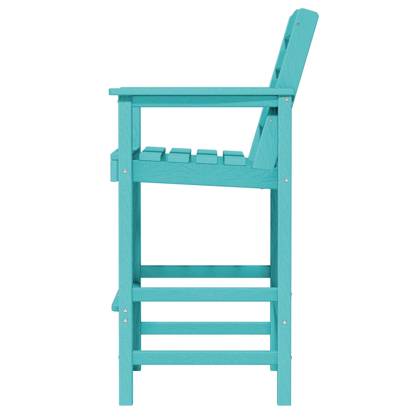 Plastic Tall adirondack Chair Set Of 3-Piece Patio Conversation Set