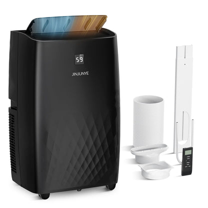 Portable Air Conditioner with Heater – 12000 BTU Cooling & 10000 BTU Heating for Rooms up to 700 Sq.Ft