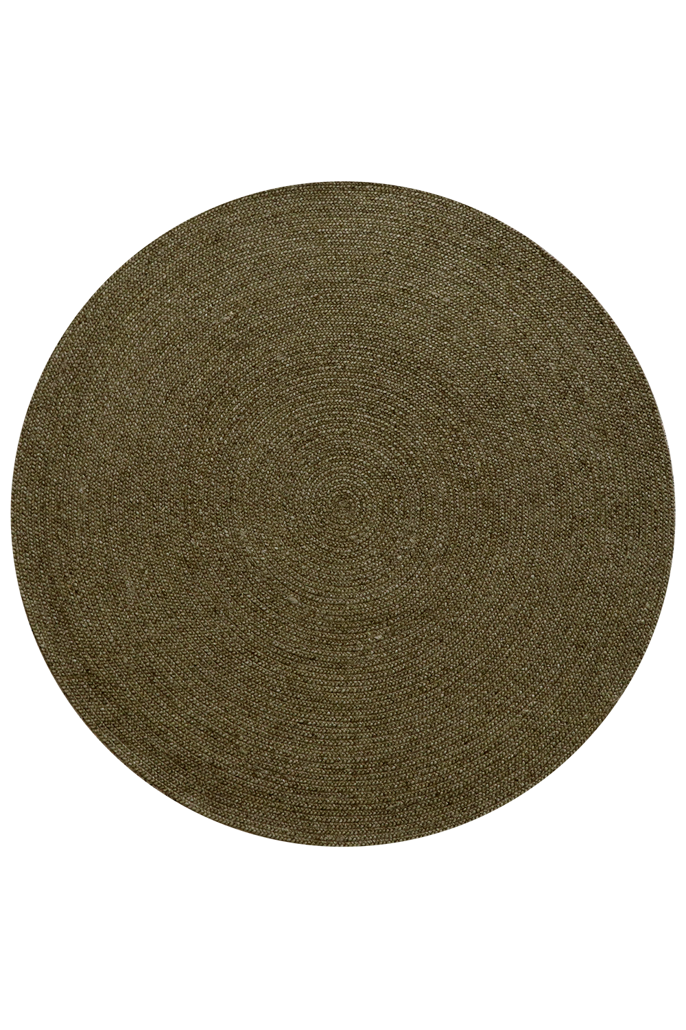Baya Tairua 180 cm Wool Round Rug - Moss Green