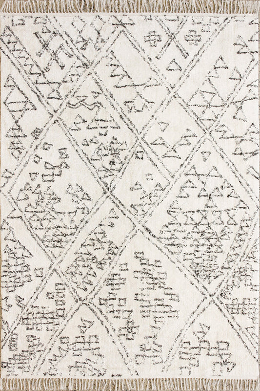 Baya Awan 300 x 200 cm Cotton Rug - White