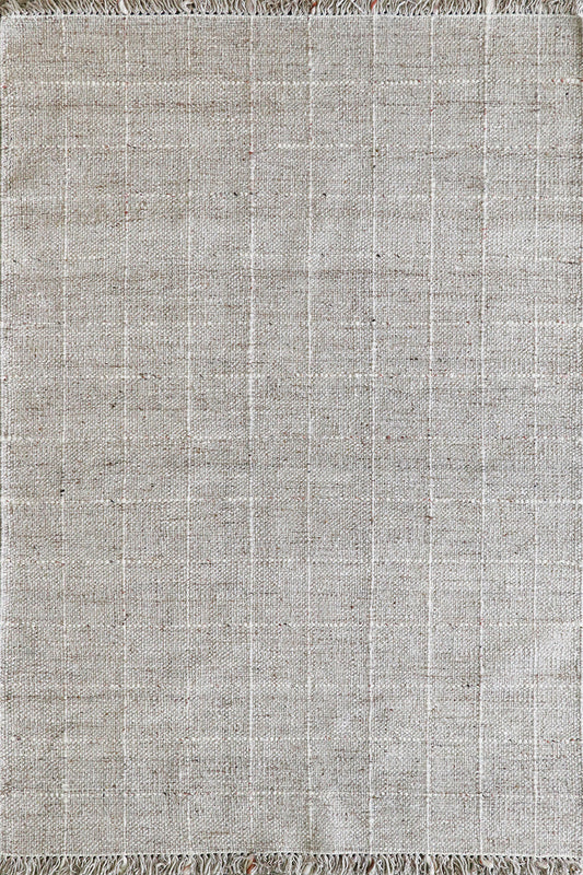 Baya Gibson 230 x 160 cm Wool Rug - Sesame