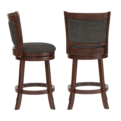 Rovinj Upholstered Back Swivel Stool