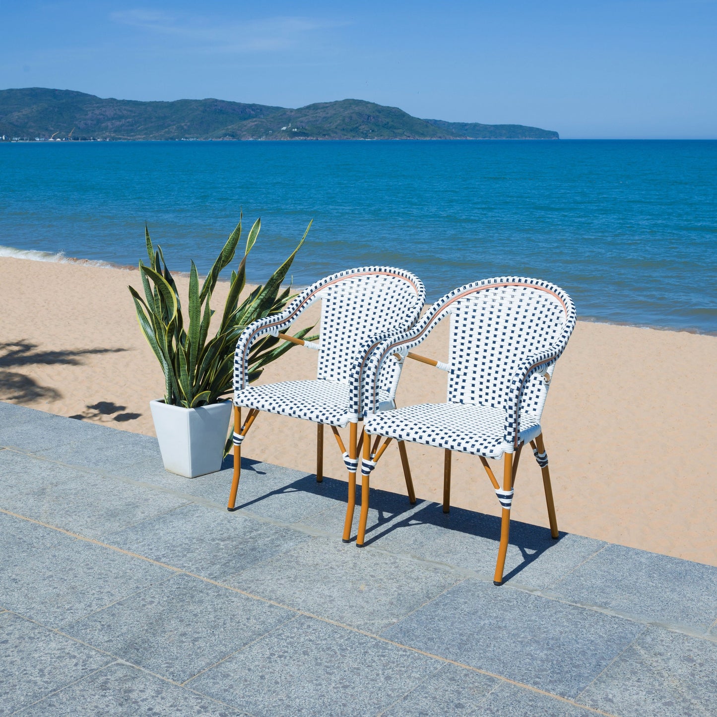 SAFAVIEH Doreth Arm Chair (Set of 2) - 23Wx36Dx25H