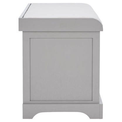 SAFAVIEH Euphemia Brown Woven Storage Basket Bench - 33.5 x 16.1 x 19.9 - 34Wx16Dx20H