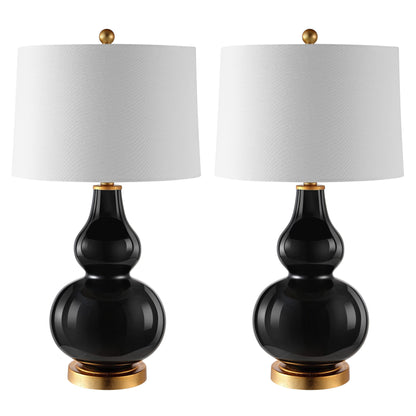 SAFAVIEH Lighting Diede Gourd Table Lamp (Set of 2) - 15x15x28.5 - 15Wx15Dx29H