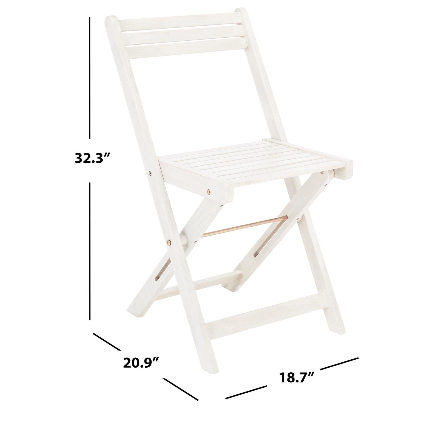 SAFAVIEH Outdoor Brandy 5-Piece Outdoor Dining Table Set - 43Wx35Dx29H