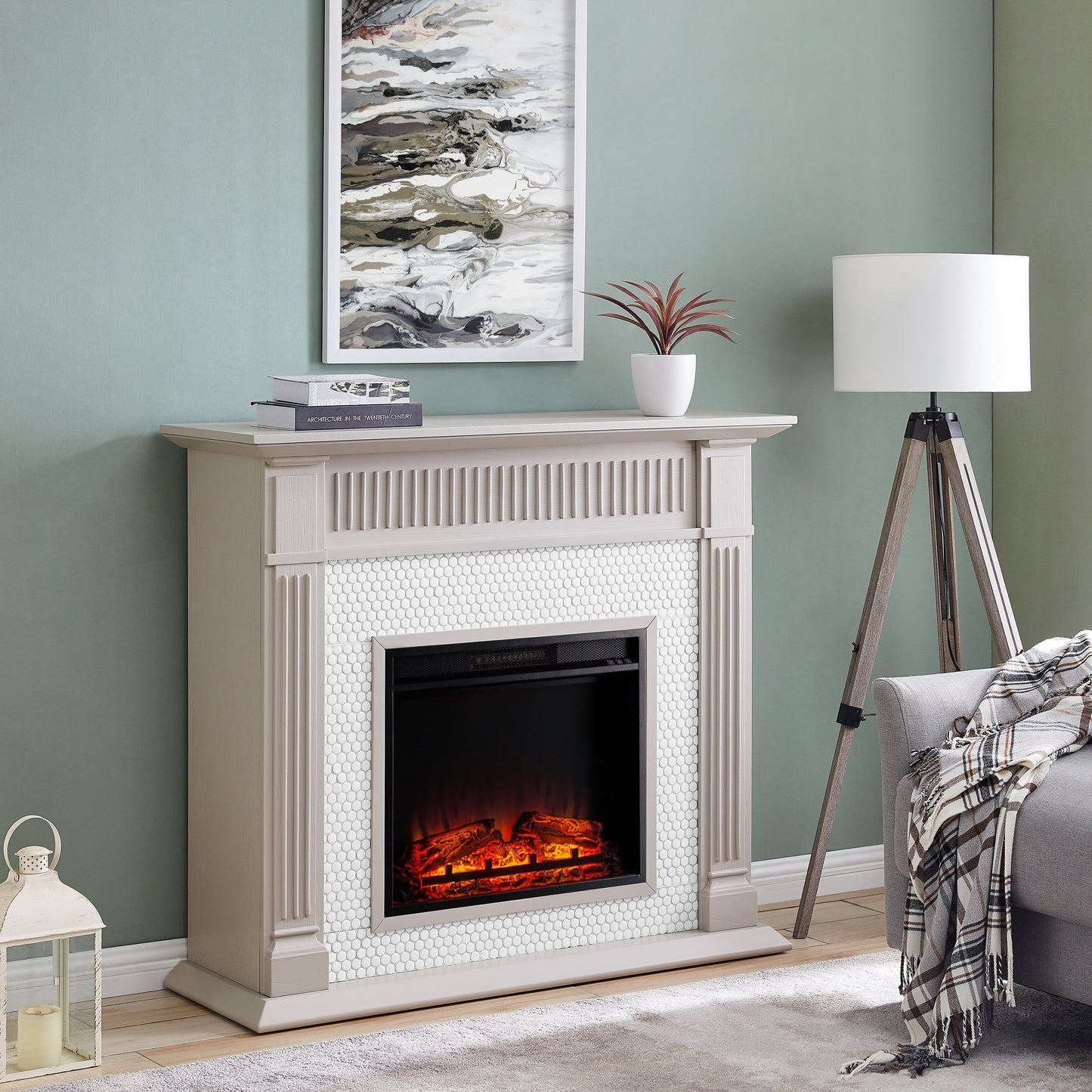 SEI Furniture 23 Base Electric Firebox Insert w/ Remote Control