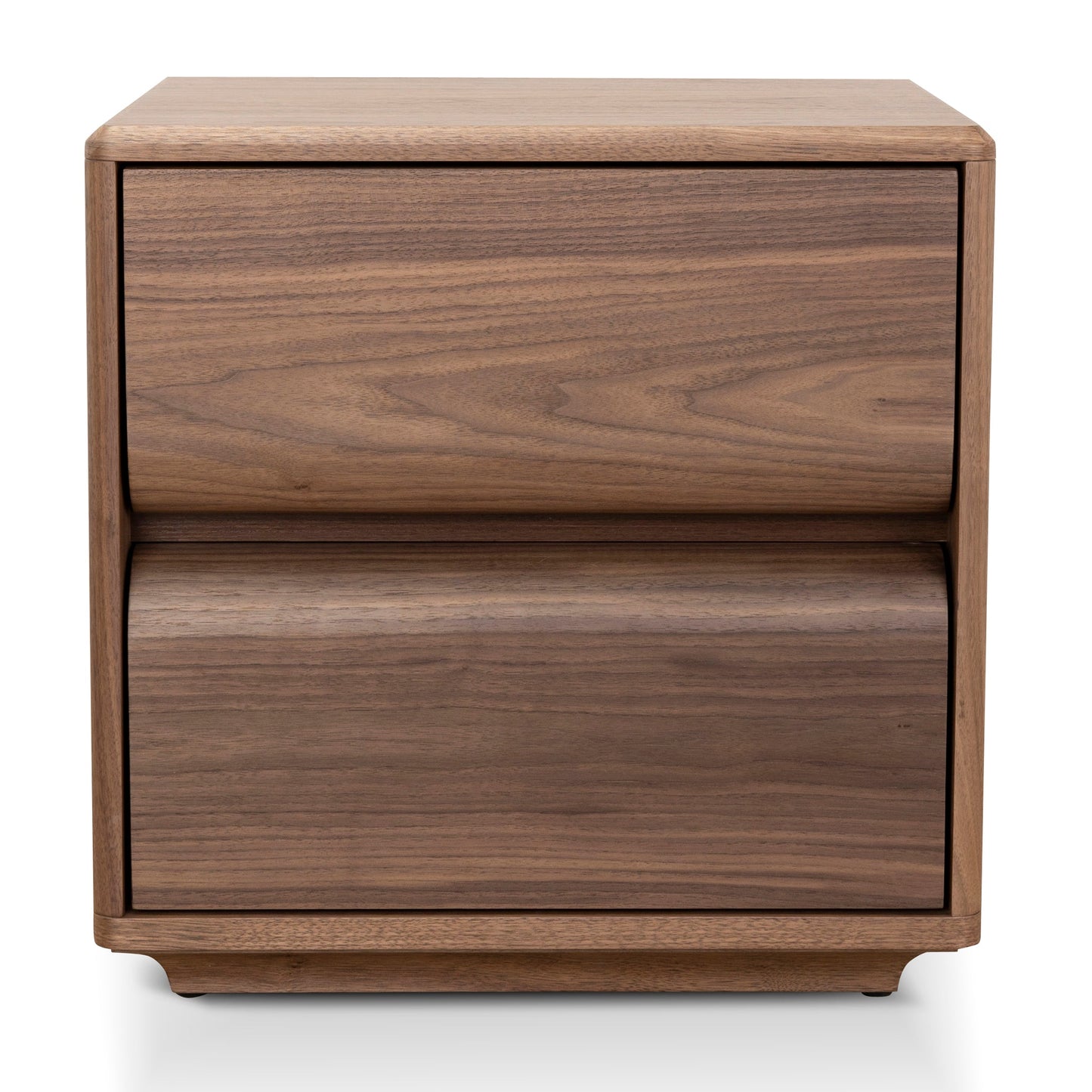 Annika 50cm Bedside Table - Walnut