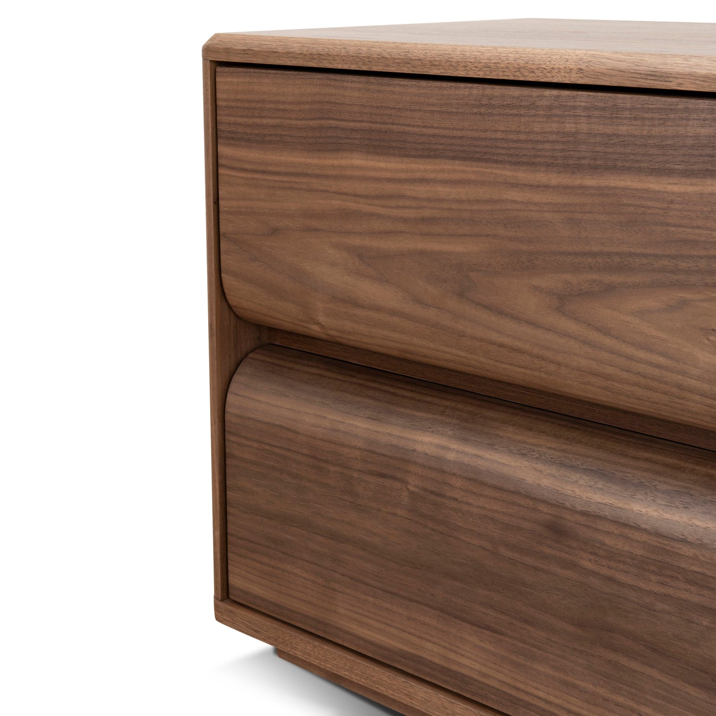 Annika 50cm Bedside Table - Walnut