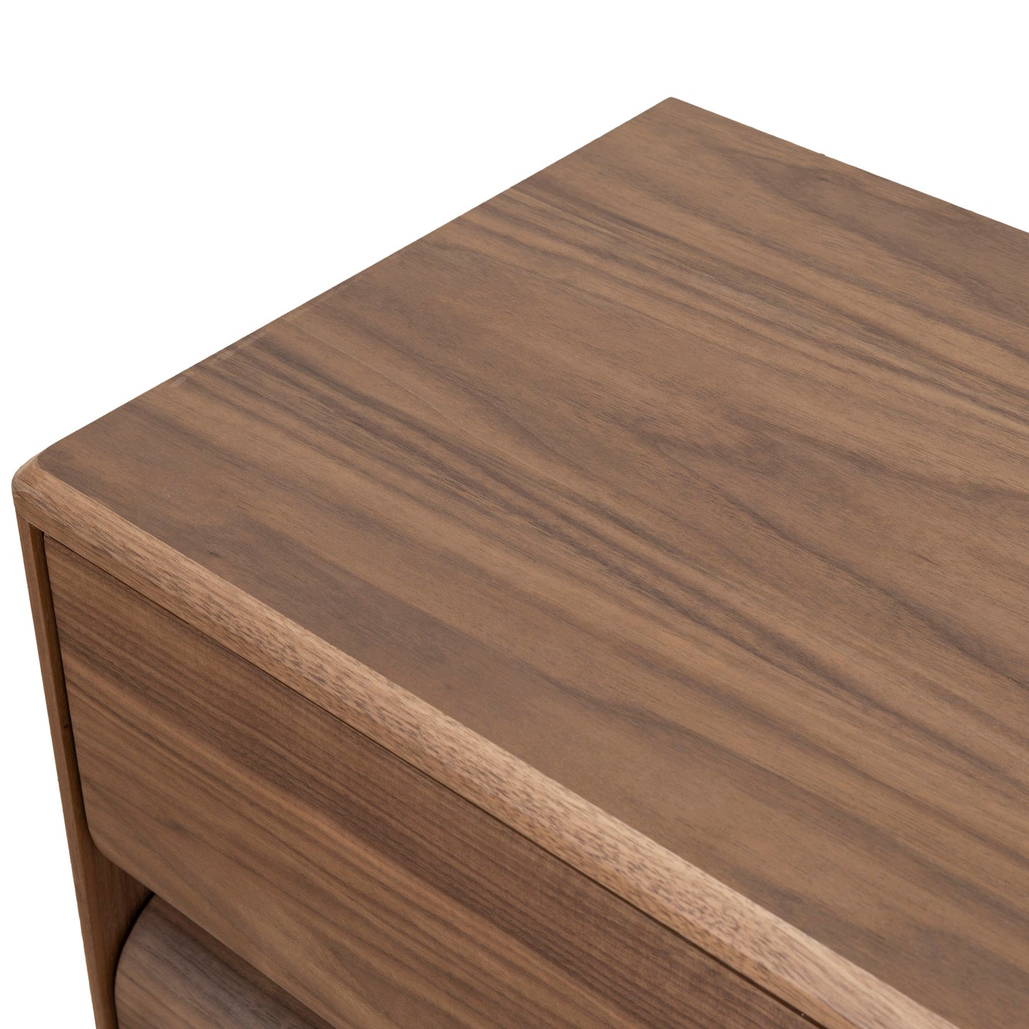 Annika 50cm Bedside Table - Walnut