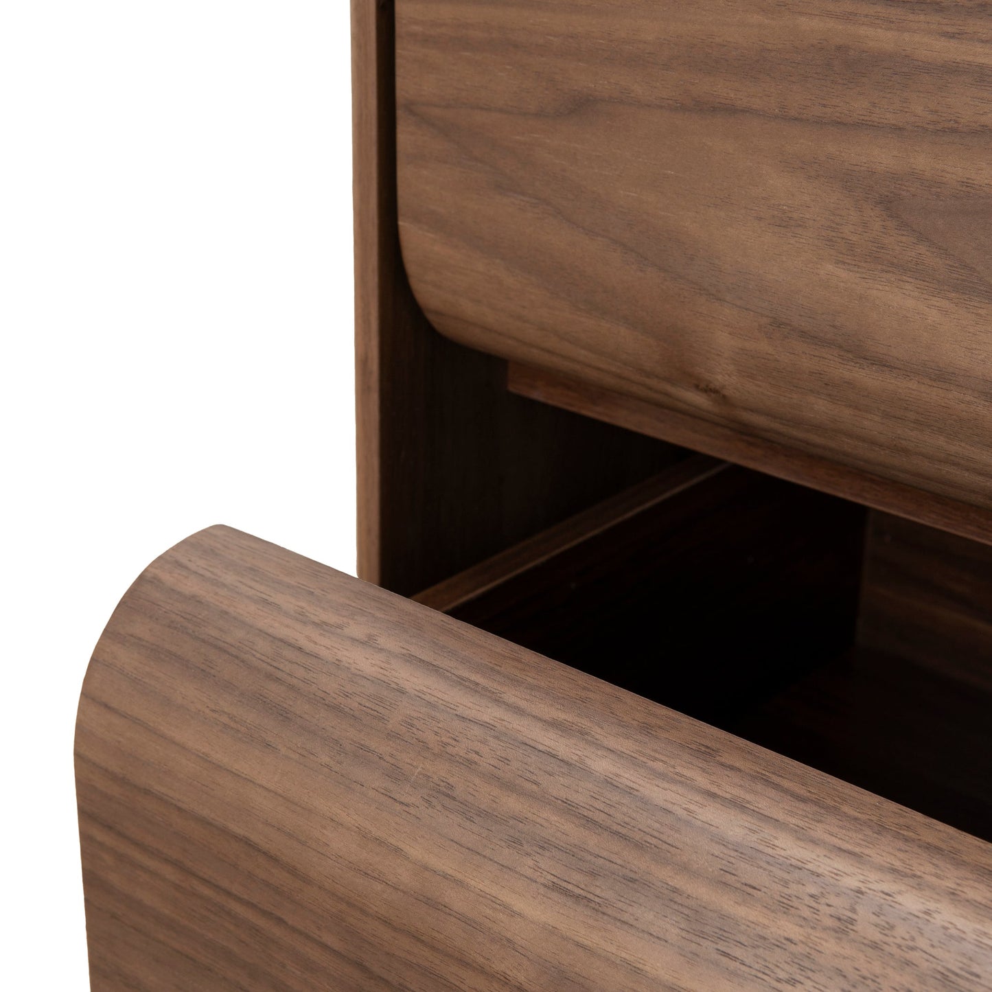 Annika 50cm Bedside Table - Walnut