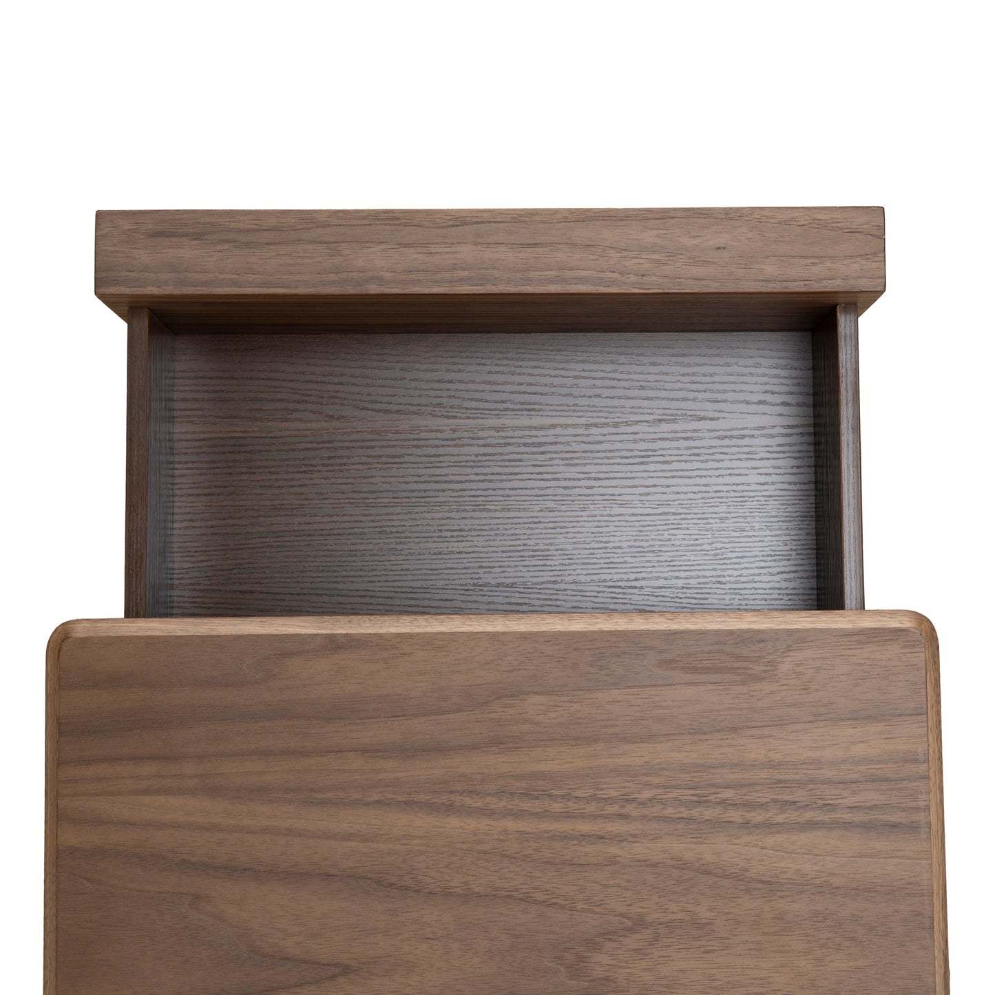 Annika 50cm Bedside Table - Walnut