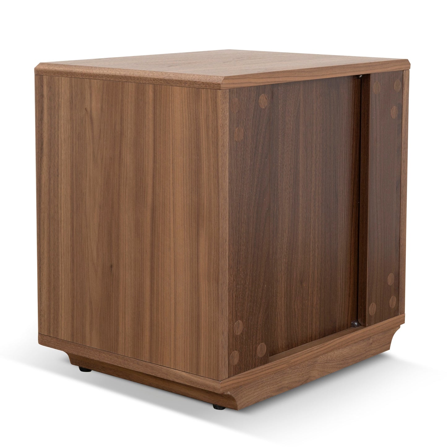 Annika 50cm Bedside Table - Walnut