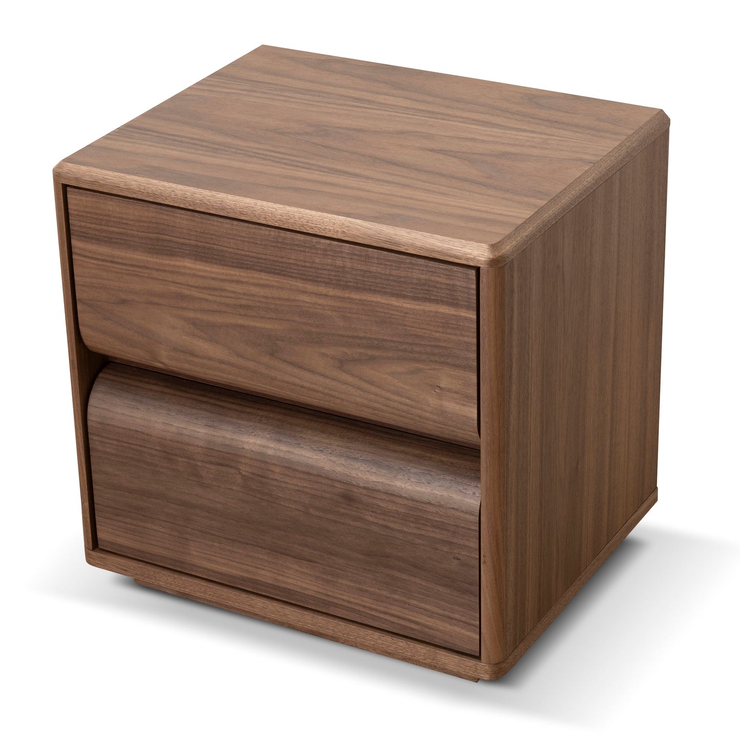 Annika 50cm Bedside Table - Walnut