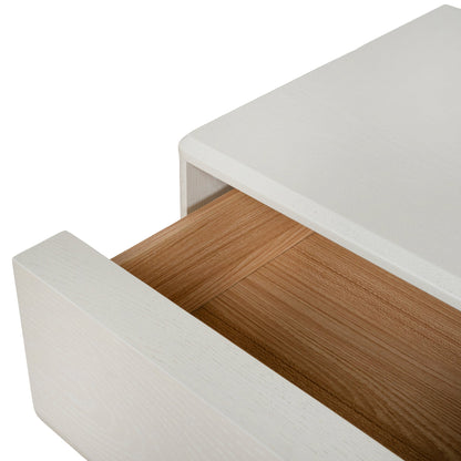 Annika 50cm Bedside Table - Ivory Oat