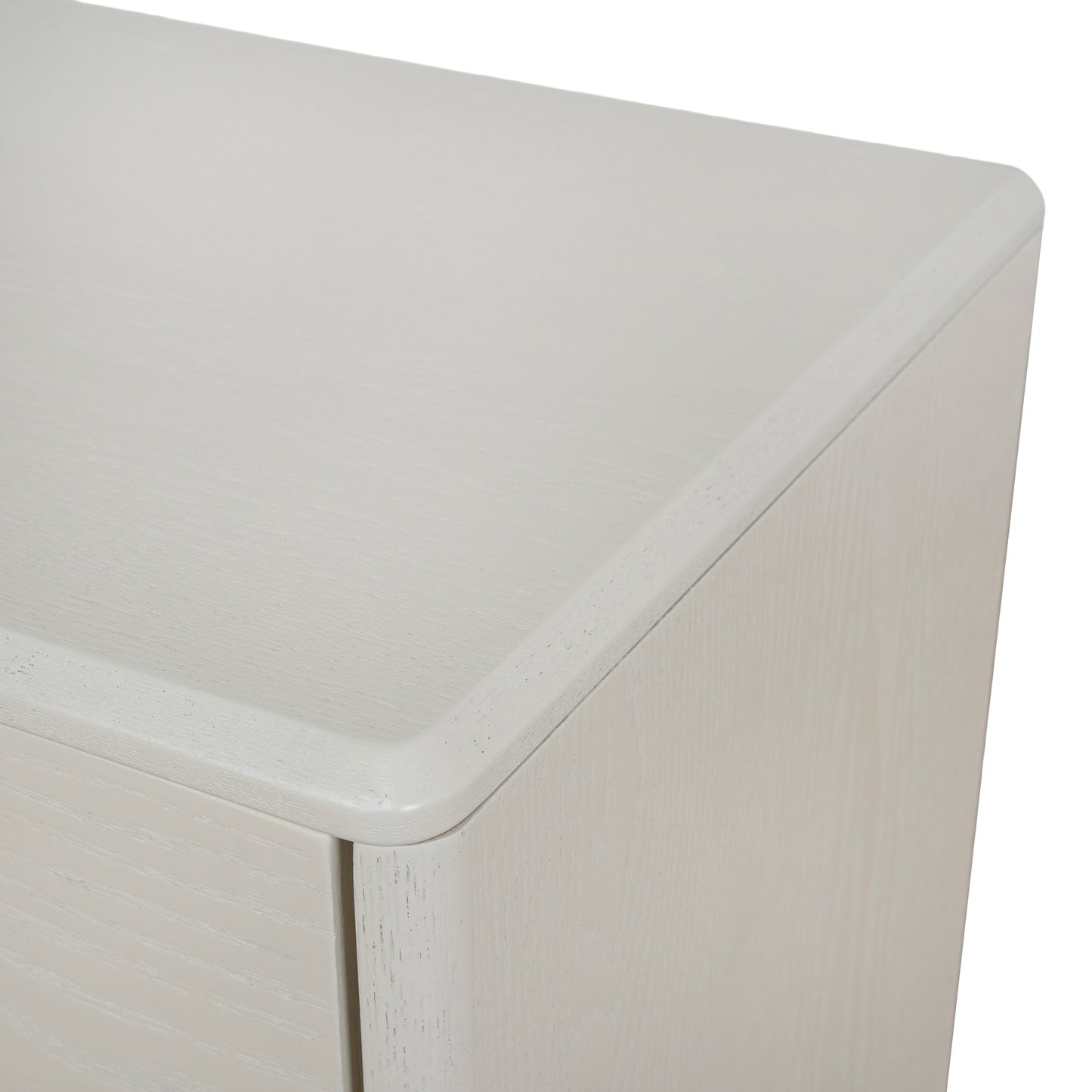 Annika 50cm Bedside Table - Ivory Oat