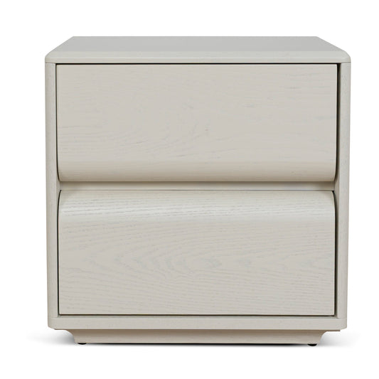 Annika 50cm Bedside Table - Ivory Oat