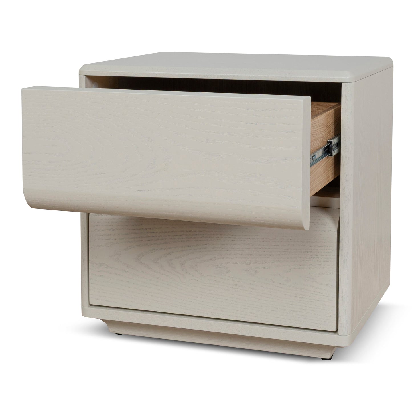 Annika 50cm Bedside Table - Ivory Oat