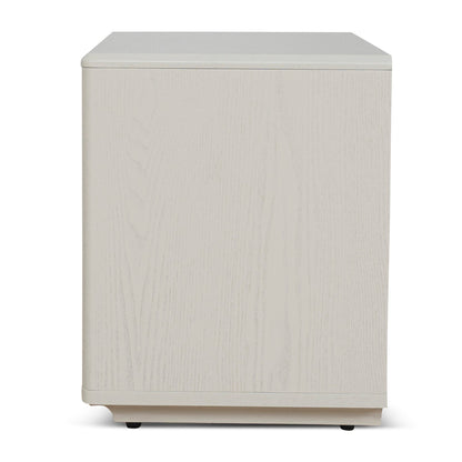 Annika 50cm Bedside Table - Ivory Oat