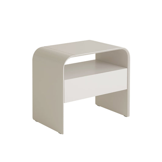 Chroma Bedside Table - Warm Grey