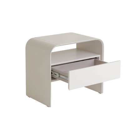 Chroma Bedside Table - Warm Grey