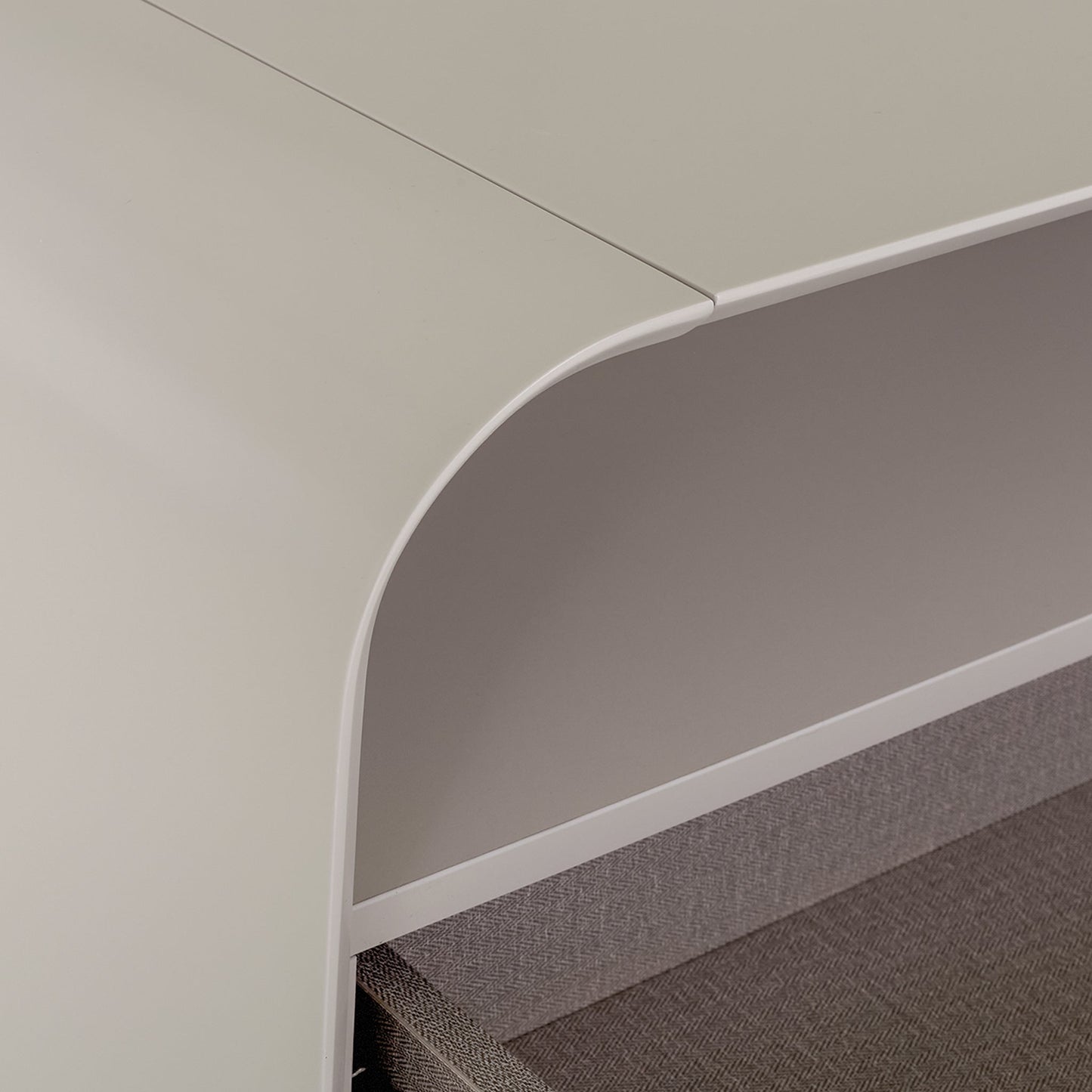 Chroma Bedside Table - Warm Grey