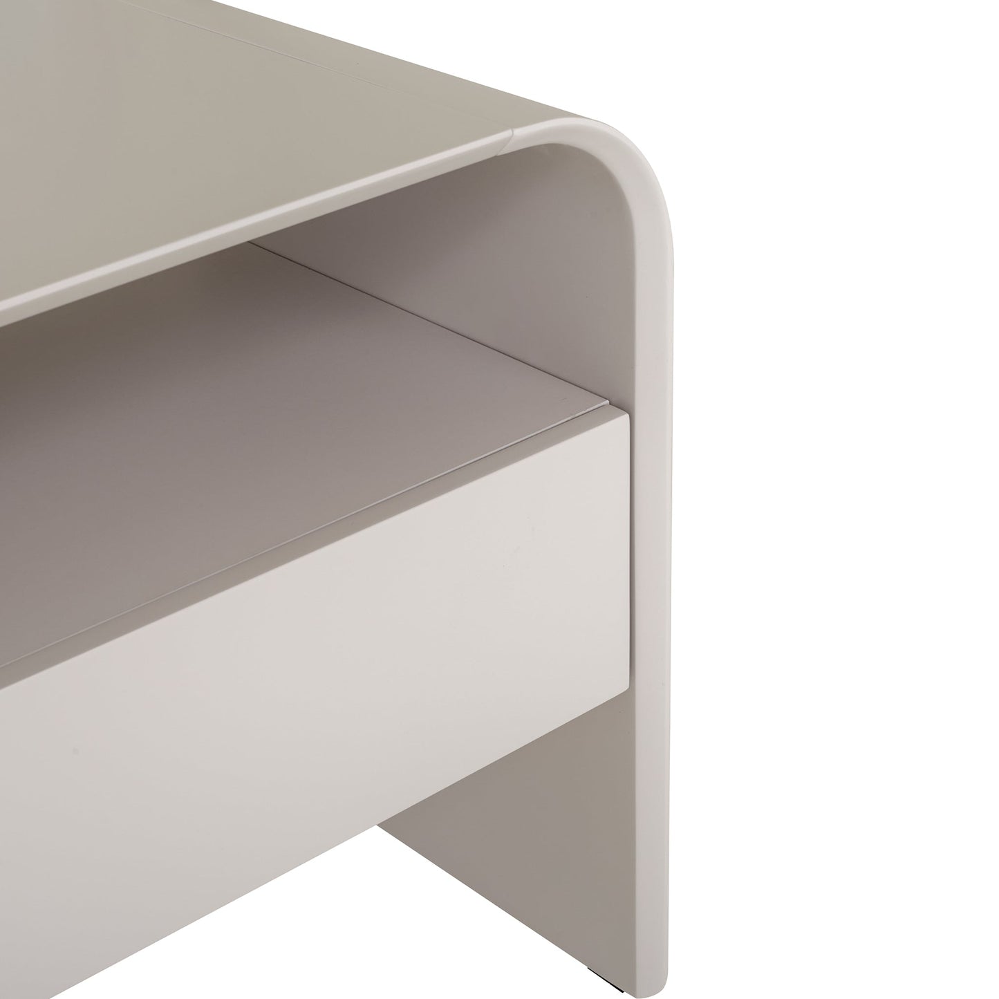 Chroma Bedside Table - Warm Grey