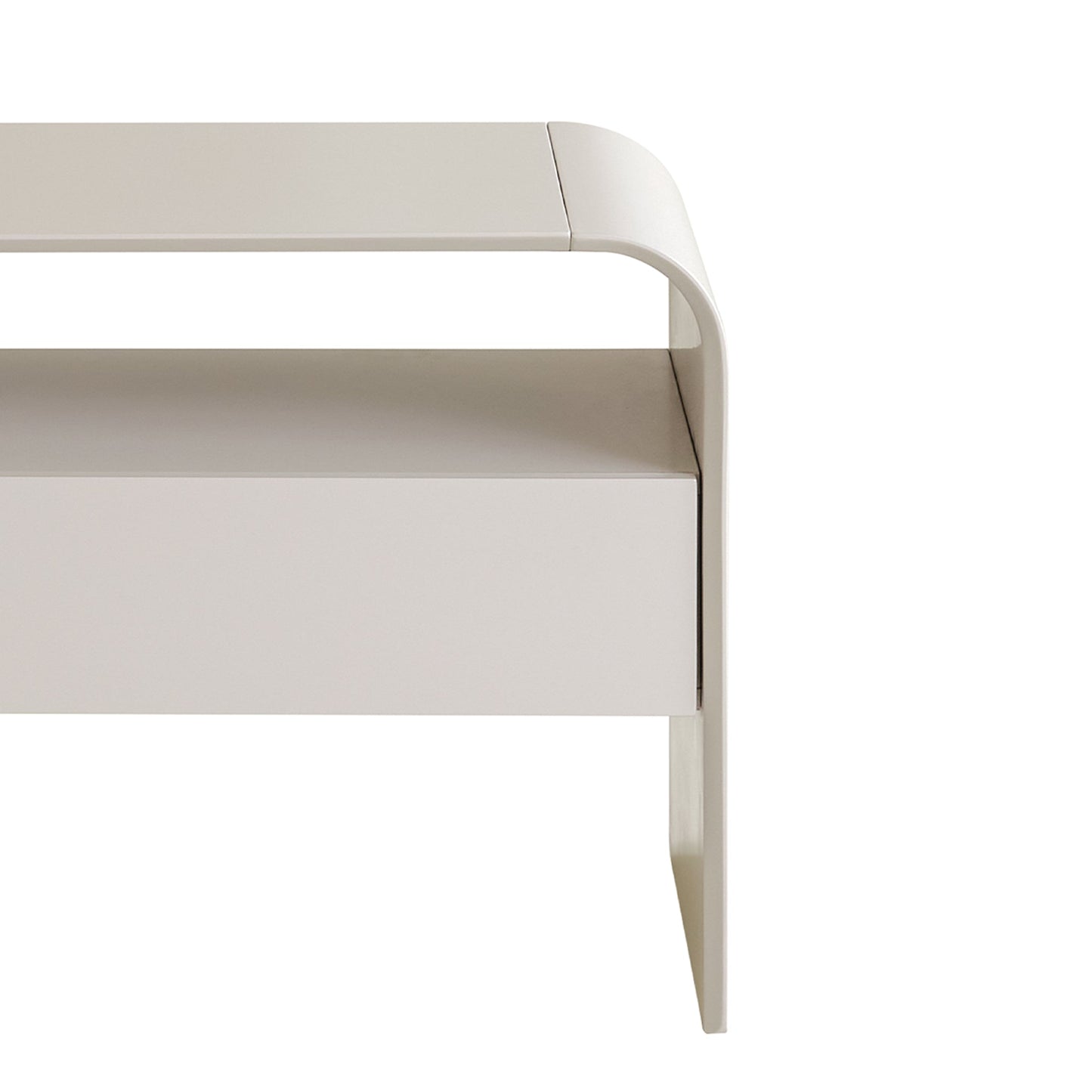 Chroma Bedside Table - Warm Grey