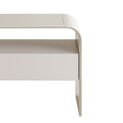 Chroma Bedside Table - Warm Grey
