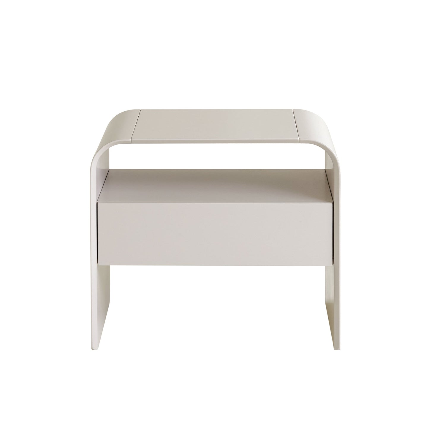 Chroma Bedside Table - Warm Grey