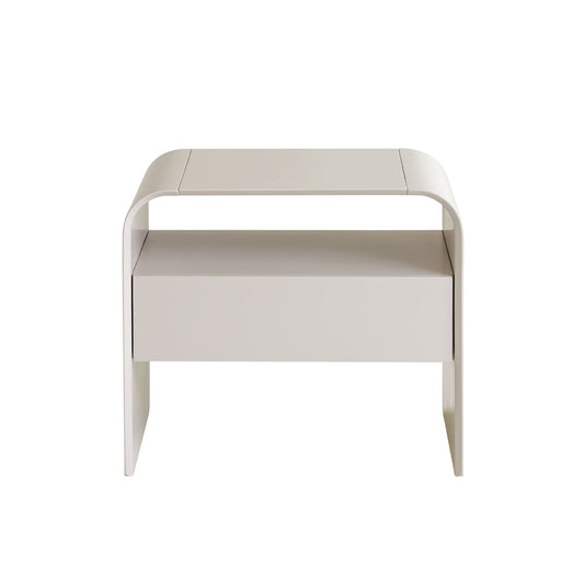 Chroma Bedside Table - Warm Grey