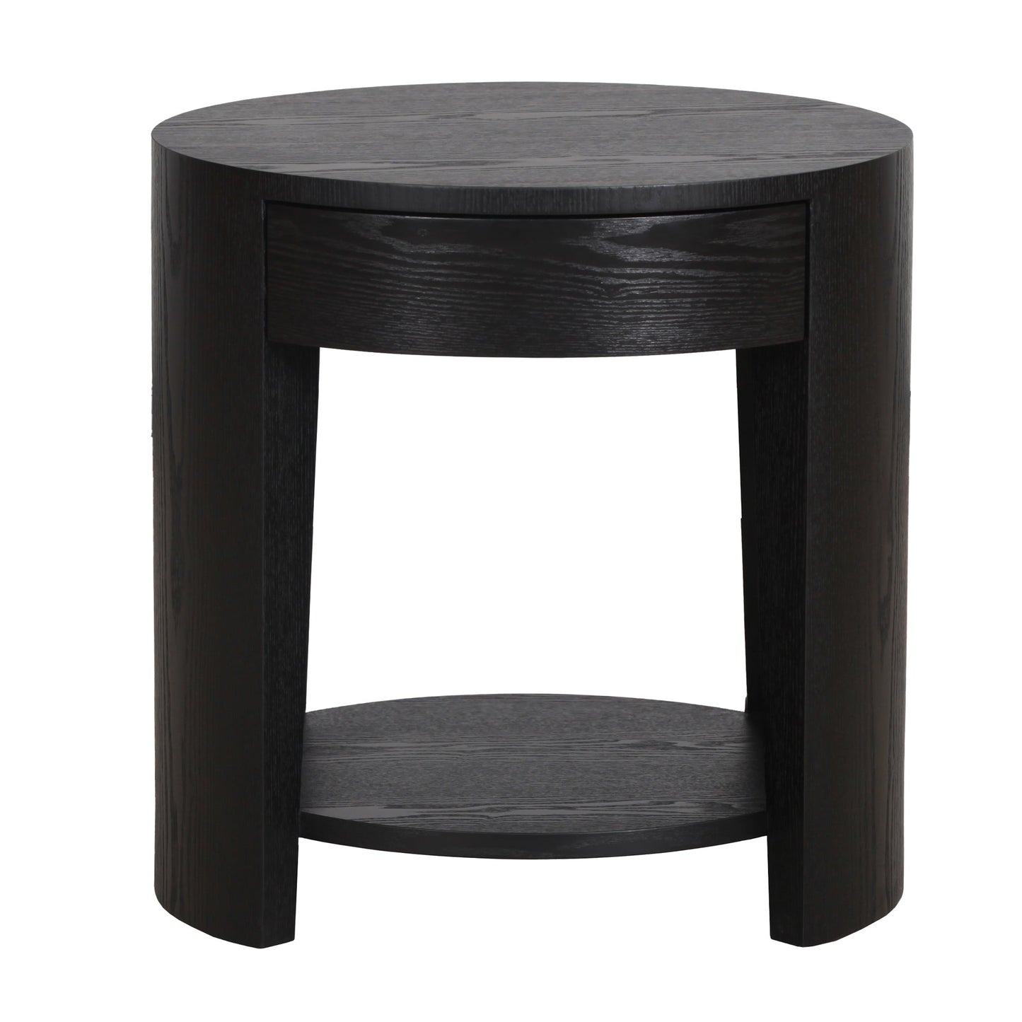 Aliya 55cm Side Table - Full Black