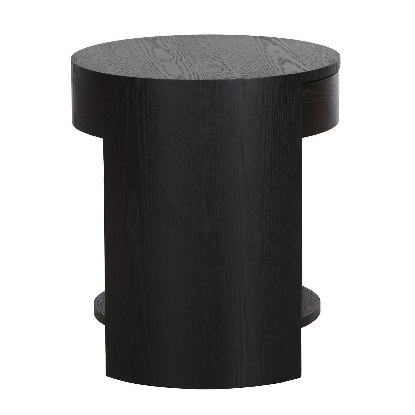 Aliya 55cm Side Table - Full Black