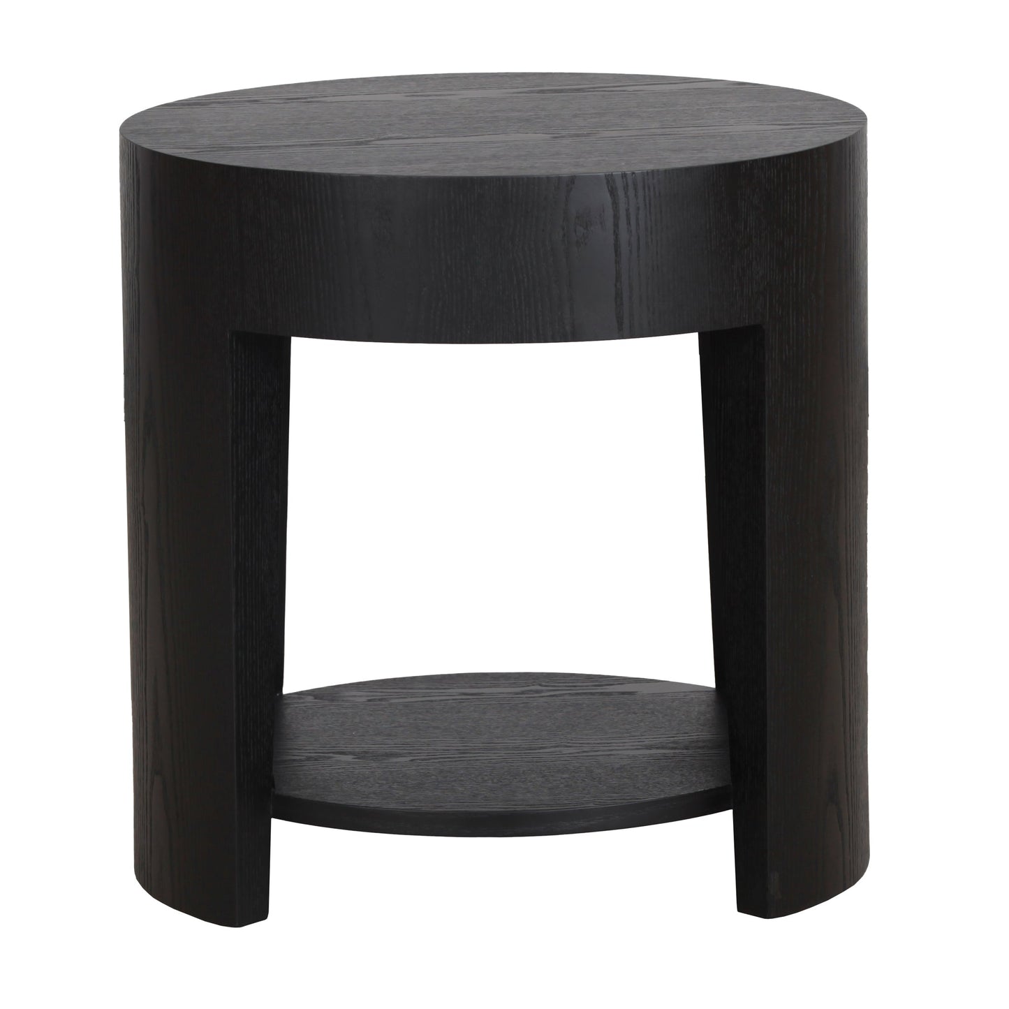 Aliya 55cm Side Table - Full Black