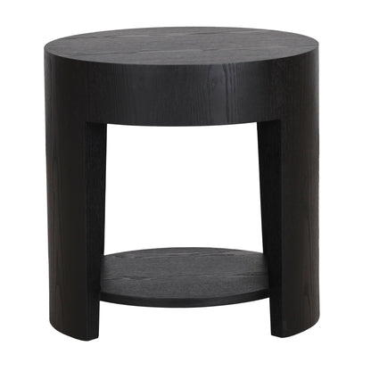 Aliya 55cm Side Table - Full Black