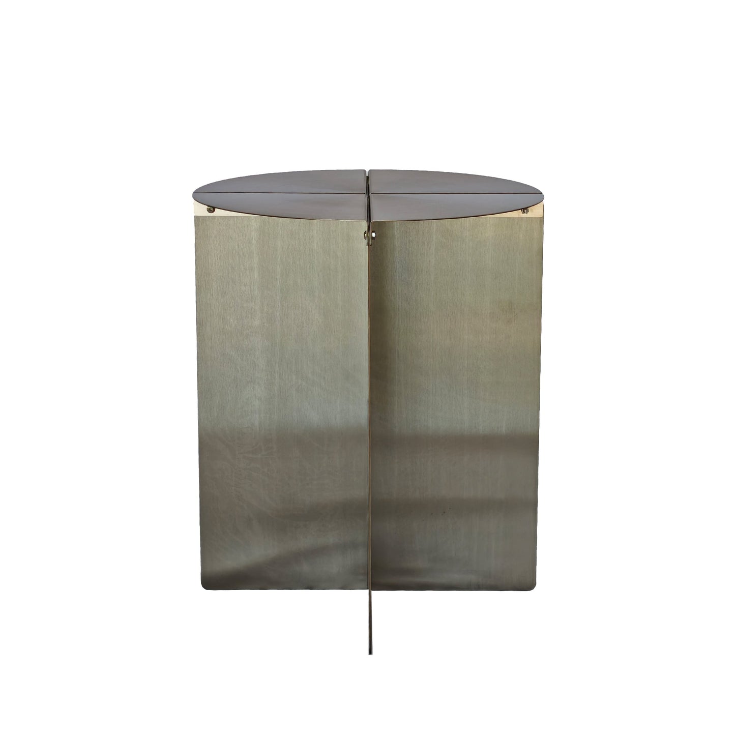 Cintara 38cm Round Side Table - Stainless Steel