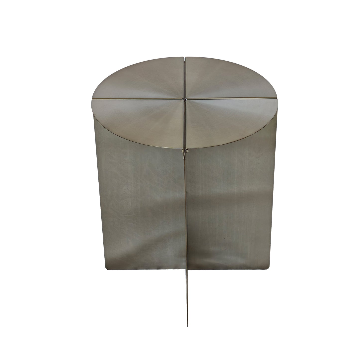 Cintara 38cm Round Side Table - Stainless Steel