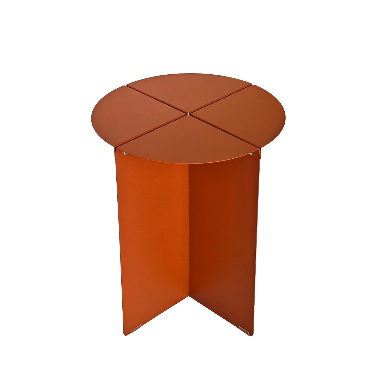 Cintara 38cm Round Side Table - Terracotta