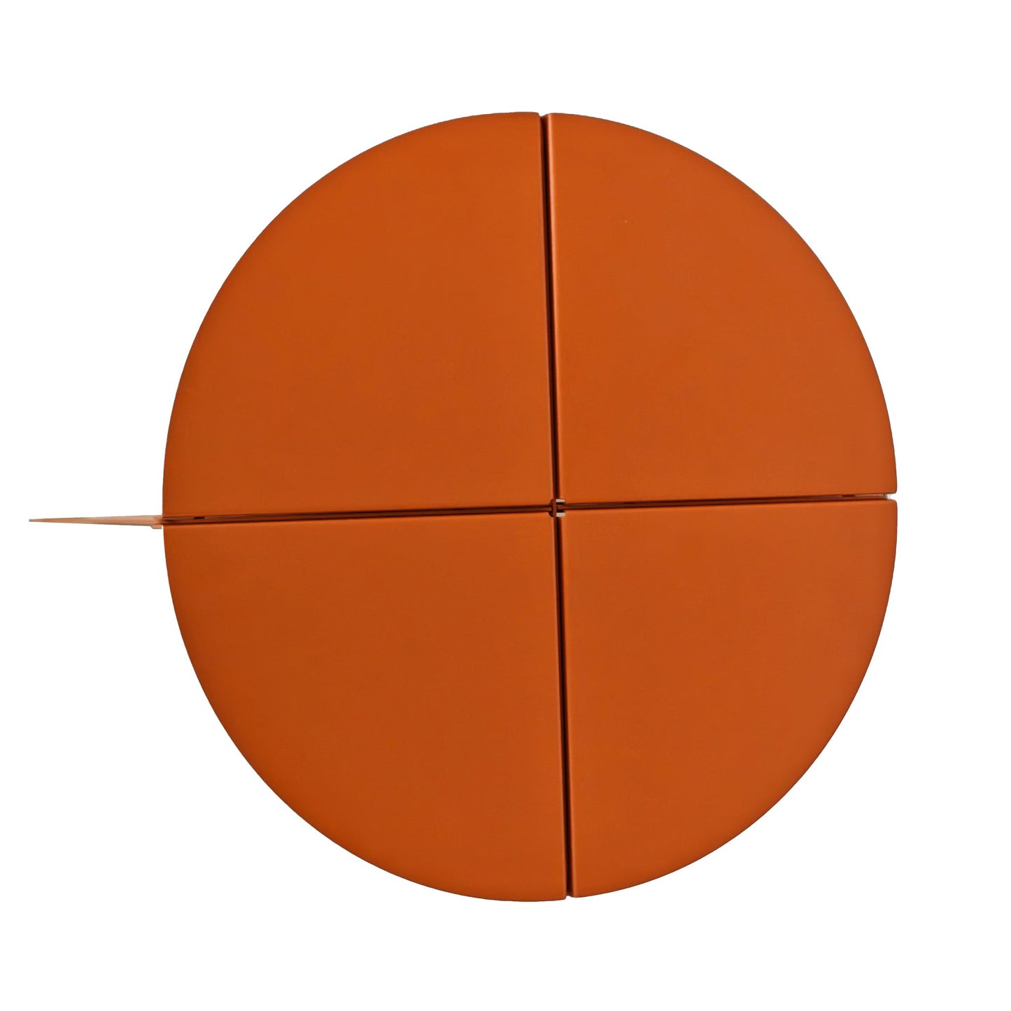 Cintara 38cm Round Side Table - Terracotta