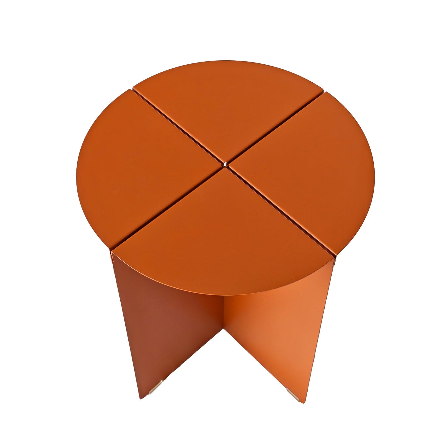 Cintara 38cm Round Side Table - Terracotta